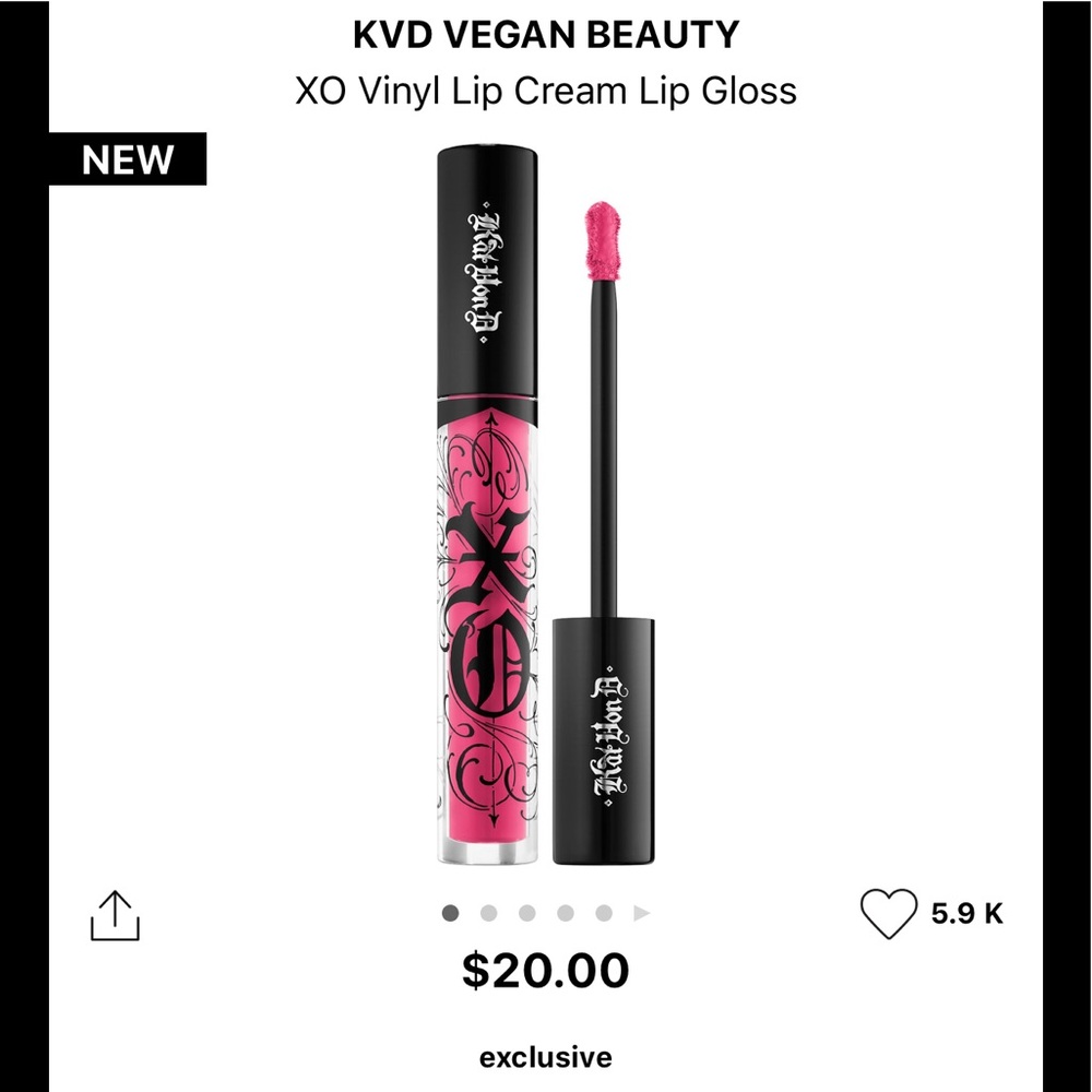 KVD VEGAN 🌱 BEAUTY XO VINYL LIP CREAM LIP GLOSS
